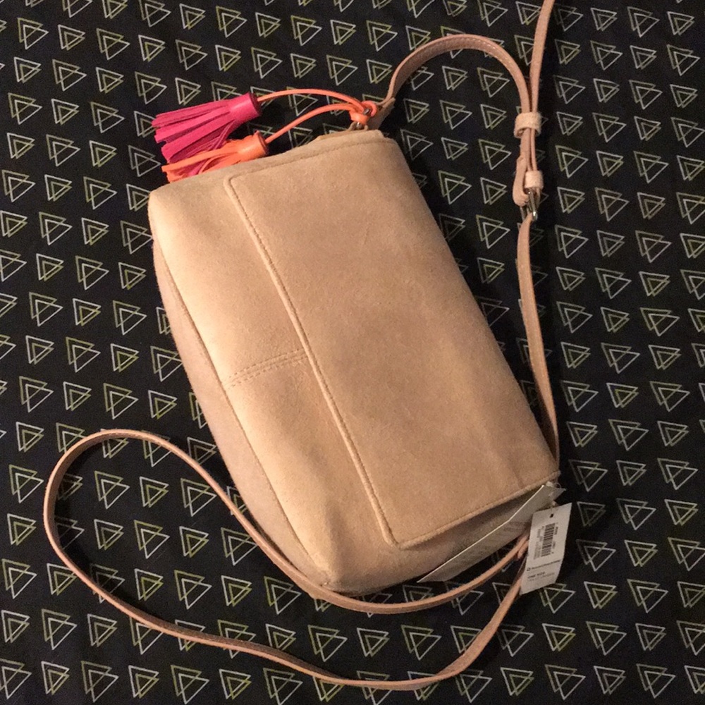 Suede purse